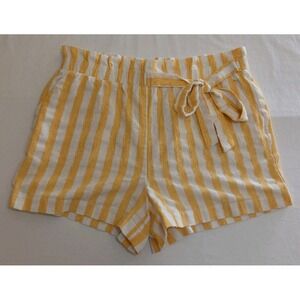 Have Los Angeles Women's High-rise Shorts Large 2" Paper Bag‎ Elastic Waist